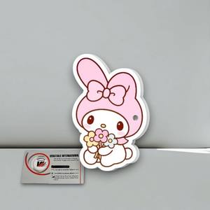 Plaques magnétiques en acrylique pour extensions de cils, personnalisées avec logo professionnel, motif Hello Kitty, fleur, papillon, diamant, marque privée - Product Image 3