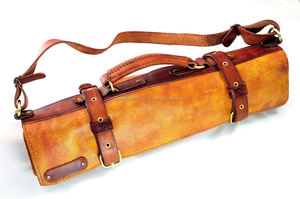 Bolsa Enrollable para Cuchillos de Chef, de Cuero Vacuno Genuino, de Lujo, con Diseño Resistente a Olores, Duradera, para Herramientas de Cocina, LSKR-0029 - Product Image 4