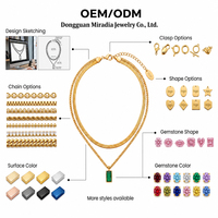 Collier avec pendentif en perle en acier inoxydable 316L, personnalisé, hypoallergénique, plaqué or 18 carats, cadeau pour elle, sans ternissement