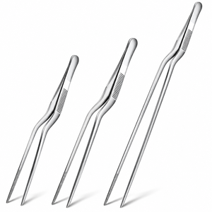 Pinces chirurgicales en acier inoxydable à pointe courbée, certifiées CE Classe I, instrument manuel pour salle d'opération - Product Image 5