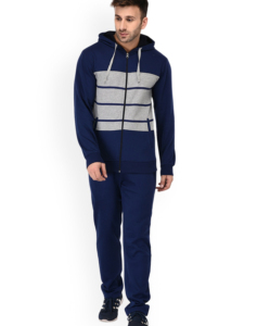 Fournisseur en gros proposant des ensembles de survêtements en coton 2 pièces pour hommes, en stock, avec étiquette privée et logo personnalisé. - Product Image 5