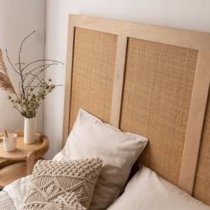 Tête de lit Vandana Vista Maxima en bois de manguier et en rotin - Product Image 4