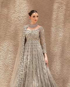 Vestido Maxi bordado con pedrería para bodas y eventos especiales de WS INTERNATIONAL - Product Image 1