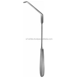 Retractor Manual Zanker A-1 VERITAS de Calidad Premium con Gancho de Mango Triangular (Uso en Dura/Skin) - Instrumento Quirúrgico Reutilizable - Product Image 4