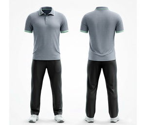 Personalized <b>Cricket</b> Uniform Full Sublimation Design | Men Women Youth <b>Cricket</b> Wears Polo Shirt and Trouser Full Team Outfit - Product Image 2