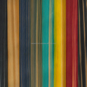 แผ่นไม้วีเนียร์ไม้ซีดาร์ญี่ปุ่นย้อมสีรุ้งแรงดันสูงแบบได้รับสิทธิบัตร IRODORITAI VENEER VC-01-R เนื้อเรียบ ตัดเป็นแผ่นบาง หลายขนาดความยาว - Product Image 1