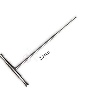 Aiguille à os canulée chirurgicale orthopédique 2,7-4,0 mm à poignée en T en acier inoxydable pour usage vétérinaire - Product Image 2
