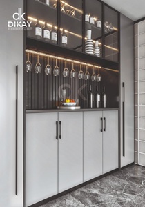 DIKAY Modern Bar Shape Cabinet Handles Zinc Alloy Minimalist Design Kitchen <b>Drawer</b> Wardrobe Door Hardware Durable - Product Image 2
