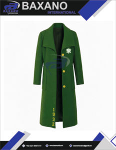 เสื้อโค้ทขนสัตว์สำหรับสุภาพสตรีคุณภาพสูง พร้อมส่งจากชมรม Chi Eta Phi  เสื้อโค้ทยาวแบบมีเข็มขัด - Product Image 5