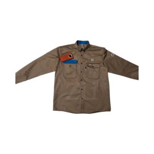 Chemise de travail pour homme 2024 Western 100% coton, manches longues, vêtements de sécurité, vêtements de travail personnalisés, chemises ignifuges en coton. - Product Image 1