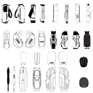 Bolsas de Viaje de Golf de Cuero Hechas a Medida con Compartimentos Protectores para Palos, Construcción Resistente, Amplio Espacio de Almacenamiento y Calidad Premium - Product Image 2