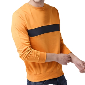 Sudadera de cuello redondo para hombre, jersey cálido de forro polar, manga larga, suave, cómoda, informal, para uso diario, ropa de calle, venta al por mayor - Product Image 3