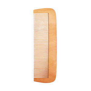 HealthAndYoga Peigne à cheveux en bambou écologique, grand format, durable, sans plastique, fait main, léger, pour le coiffage - Product Image 1