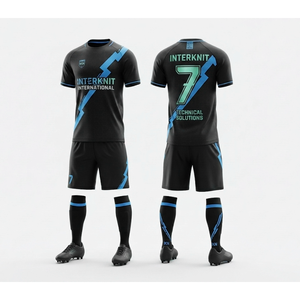 Tenues de football professionnelles, uniformes de football personnalisés, maillots d'équipe imprimés par sublimation, ensemble d'uniformes d'équipe de football - Product Image 6