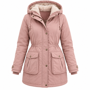 Casual Plus Size Sports Jacket Wholesale Women's <b>Winter</b> Parka Jacket <b>Waterproof</b> Hooded Warm <b>Coat</b> with Cotton Filling - Product Image 4