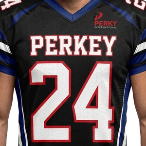 Maillot de football américain par sublimation, vêtements de sport personnalisés, tissu polyester respirant, construction anti-humidité, séchage rapide - Product Image 5