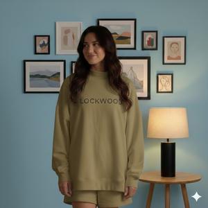 Pulls à col roulé pour femmes, vente en gros, surdimensionnés, hiver, logo sur le devant, manches longues, polaire de haute qualité - Product Image 4