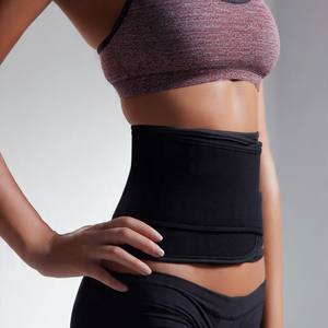 High Quality Adjustable Double <b>Belt</b> <b>Elastic</b> Body Slimming Waist Trainer Adjustable Waist Trimmer Sweat <b>Belts</b> - Product Image 3
