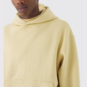 Cotton Blended New Arrival Men Hoodies Basics Premium Quality Casual Wear Breathable Soft Fleece Full Hoodie Pocket Design - Product Image 3