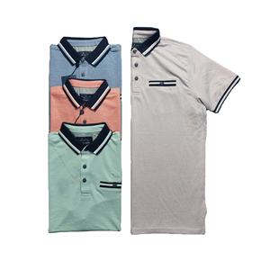 เสื้อโปโลผู้ชายทรงสลิมฟิตสีพื้นปกนุ่มมีสไตล์แบบพรีเมียมเสื้อโปโลขนาดพิเศษออกแบบได้ตามต้องการ - Product Image 6