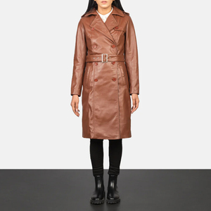 Abrigo de Cuero para Mujer Diseñado para Brindar Estilo, Comodidad y Durabilidad con un Atractivo Clásico para Entusiastas de la Moda Moderna - Product Image 6