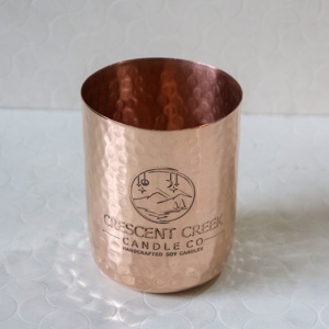 Customized Handmade Copper Candle Container Hammered Metal Votive Vessels Jars Lid Decorative Scented 18 Oz <b>Heat</b> Resistant Matte - Product Image 4