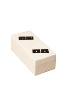 Juego de Dominó Blanco Decorativo con Caja de Dominó a Juego, Fichas de Dominó Personalizadas para Exhibición en Mesa de Centro, Colección Familiar de Resina - Product Image 6