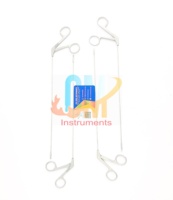 Support de laryngoscope en acier inoxydable de qualité médicale, socle de soutien thoracique, ensemble de chirurgie micro-laryngée, instruments chirurgicaux ORL