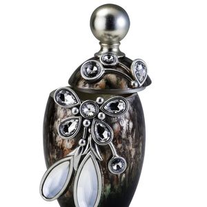 Scatola Portagioie Decorativa in Poliresina Alta 28,5 cm - Balleria con Accenti in Cristallo e Vetro - Product Image 3