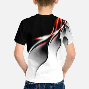 เสื้อยืดผ้าฝ้ายนุ่มสำหรับเด็กเสื้อยืดเด็กใส่สบายสวมใส่สบายระบายอากาศได้ดีจากผู้ผลิต - Product Image 3