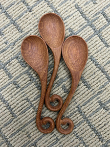 Cucharas de Madera con Forma de Cola de Ballena al por Mayor, 16 cm, Talladas a Mano en Madera de Fresno, Acacia, Redwood y Jaca, Decoración Única para Cafeterías y Vajilla - Product Image 6