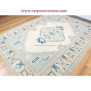 Hermosa Alfombra de lana persa hecha a mano auténtica para pasillos, sala de estar con usos multiusos - Product Image 1