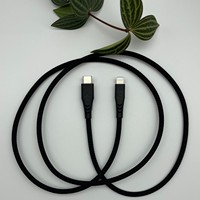 Cable Tipo-C Certificado MFI con Conductor de Cobre Puro, Blindaje Trenzado Metálico, Carga Rápida para iOS y Computadora - Opciones de 1m/3 pies y 10 pies