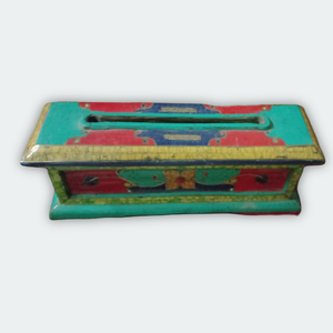 Nouveauté - Coffret en bois avec brûleurs d'encens en pierres multicolores - Product Image 1