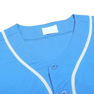เสื้อเบสบอลแบบเรียบง่ายสำหรับผู้ชายและผู้หญิง เสื้อซอฟต์บอลแบบติดกระดุม เสื้อกีฬาคลาสสิก ชุดลำลองแบบกำหนดเองได้ - Product Image 4