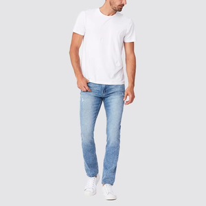   Veste en jean fuselée 2021 pour homme – Tendance mode masculine – Jeans déchirés en denim pour homme - Product Image 6