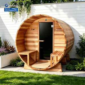 Sete Colinas Garden Spa: Sauna de Cedro Rojo Sólido de una Sola Pieza para Terrazas de Lujo en Lisboa |   CE ETL |   WiFi Inteligente - Product Image 1