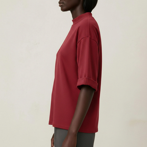 T-shirt décontracté pour femme 100% coton, blanc, col rond, manches courtes, respirant, doux, imprimé, idéal pour le yoga, l'entraînement, l'été et le streetwear - Product Image 3