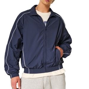 Streetwear Manufacturer Custom <b>Jacket</b> Casual Reflective Nylon Waterproof Windbreaker <b>Men's</b> summer <b>Jacket</b> - Product Image 5