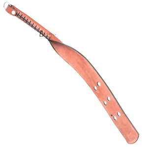 Leather Spanking Paddle with Wide Blade for Even Sensation Distribution - Product Image 2
