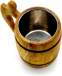 Meilleur prix Tasse de conception de logo personnalisé de produit de table naturel solide écologique pour l'eau, le vin, le café et le thé pour les fêtes faites au Vietnam - Product Image 3