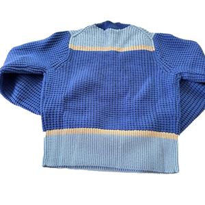 Oversized Custom Knit Women's <b>Sweaters</b> College Style V-neck colour <b>cardigan</b> Pattern Knitted <b>Sweater</b> - Product Image 6