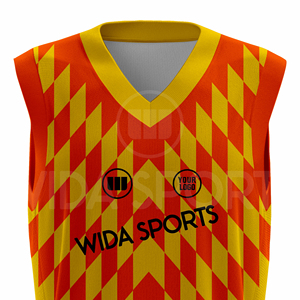 ชุดบาสเก็ตบอลแบบกำหนดเอง เสื้อและกางเกงขาสั้น คุณภาพพรีเมียม ผลิตจากโพลีเอสเตอร์ 100% แห้งเร็ว ระบายอากาศได้ดี รับผลิตแบบ OEM ODM - Product Image 4