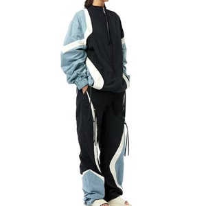 Ensemble de survêtement imperméable et respirant pour femme, coupe-vent imprimé en nylon, doublure en maille légère, 2 pièces, collection hiver 2026, dernière arrivée - Product Image 2