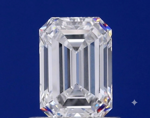 Diamante Cultivado en Laboratorio de 6 Quilates, Corte Esmeralda, Color F, Claridad VS2, Diamante Suelto Premium - Product Image 1