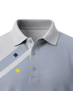 Camiseta Polo Gris Claro Personalizada para Hombre, Manga Corta, Estampado Gráfico, Ropa Deportiva Informal, Transpirable, de Poliéster, para Golf, Tenis, Entrenamiento - Product Image 5