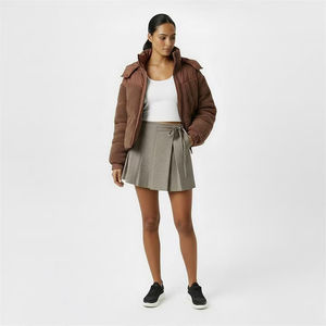 Chaqueta Acolchada con Capucha Color Chocolate Marrón para Hombre, Estilo Urbano, Cálida para Invierno, Personalizable con Marca - Product Image 4