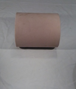 Abat-jour en tissu de lin cylindrique, design minimaliste fait main pour couvercles de lampes avec douilles E27, structure en fil de fer - Product Image 2