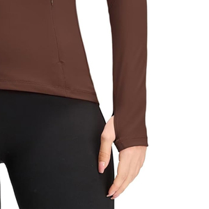 Wholesale Lightweight <b>Yoga</b> Running <b>Jacket</b> Zipper Women Breathable Eco-Friendly - Product Image 5