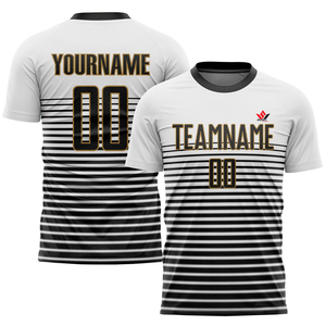 UPCIAL Men's Yellow Black Solid Soccer Jersey <b>Short</b> Sleeve Crew Neck Sublimated Moisture Wicking Breathable 100% Polyester <b>Mesh</b> - Product Image 2